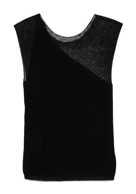 top nomel donna nero PALOMA WOOL | UJ0906999